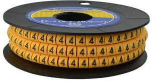 Маркировка EC-3 5,2-10,0 кв.мм2 "4" №4