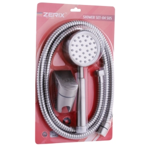 Душовий набір (шланг, лійка, кронштейн) Zerix Shower SET-04 (ZX3099) №1