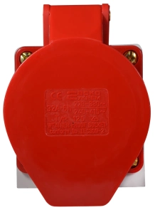 Розетка (гніздо) стаціонарна ГC 32А/5 3Р+N+РЕ (125) №1