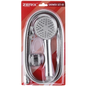 Душовий набір (шланг, лійка, кронштейн) Zerix Shower SET-01 (ZX3068) №1