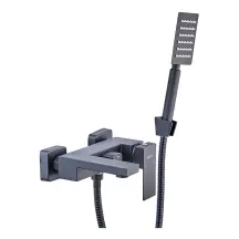 Смеситель Для ванны Zerix KUB-008 (Euro) Black с нерж. стали SUS304 (Цв. черный) (ZX4851)