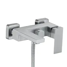 Змішувач для ванної кімнати Zerix KUB-008 (Euro) з нерж. сталі SUS304 (ZX4852)