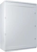 Корпус из АБС-пластика, ударопрочный, с монтажной панелью, непрозрачная дверца, 60*80*28, IP65, серии UBox