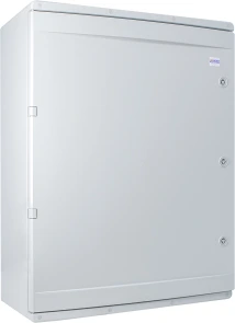 Корпус из АБС-пластика, ударопрочный, с монтажной панелью, непрозрачная дверца, 60*80*28, IP65, серии UBox №1