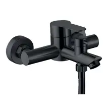 Змішувач для ванни ZERIX DAX-142 (EURO) BLACK з нержавіючої сталі SUS304 (кіл.чорний) (ZX5838)