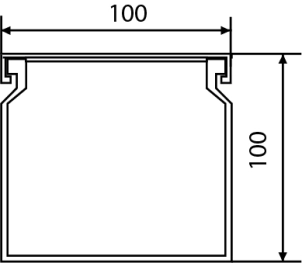 Короб АСКО УКРЕМ 100*100/2000мм №2