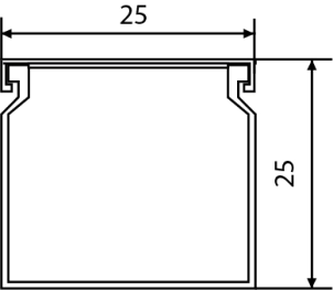 Короб АСКО УКРЕМ 25*25/2000мм №2