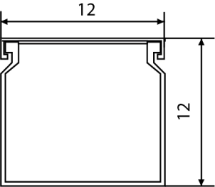 Короб АСКО УКРЕМ 12*12/2000мм №2