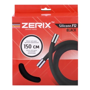 Шланг силиконовый Zerix F12 Black (150 см) (ZX2998) №1