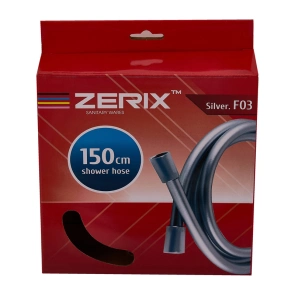 Шланг Zerix Silver.F03 - 150см Упаковка коробка (ZX5561) №2