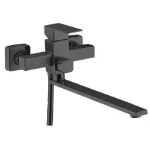 Смеситель Для ванны Zerix KUB-006 (Euro) Black с нерж. стали SUS304 (цв. черный) (ZX4850)