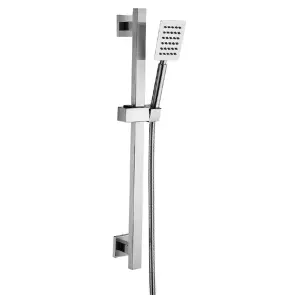 Стойка для душа Zerix SET BAR-SUS-002 с душевым шлангом и лейкой (нерж. сталь) (ZX4941) №1