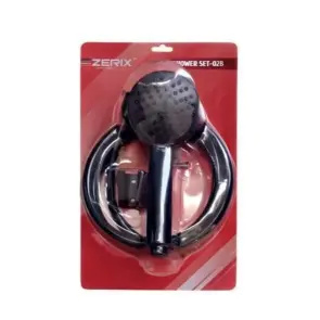 Душевой набор Shower Zerix SET-02B (шланг, лейка, кронштейн) цвет черный (ZX4923) №1