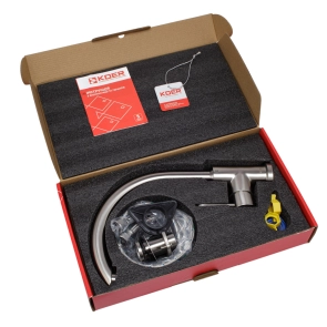 Змішувач для кухНі Koer KI-70019-02 (з нерж. сталі) (Колір нерж) (KR4795) №8