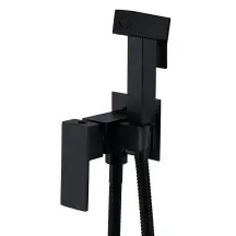 Смеситель для гигиенического душа Zerix KUB-333 Black из нерж.стали SUS304 (ZX4859)