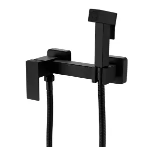 Смеситель для гигиенического душа Zerix KUB-222 Black (нерж. сталь) (ZX4857) №1
