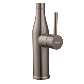 Кухонный смеситель с выдвижным изливом KOER KI-70004-07 (нерж. сталь) (KR3387) №4