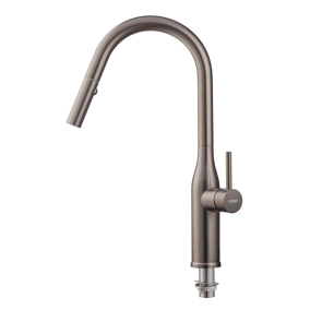 Кухонный смеситель с выдвижным изливом KOER KI-70004-07 (нерж. сталь) (KR3387) №6