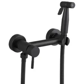 Смеситель для гигиенического душа Zerix SUS 222 Black (ZX4743) №1