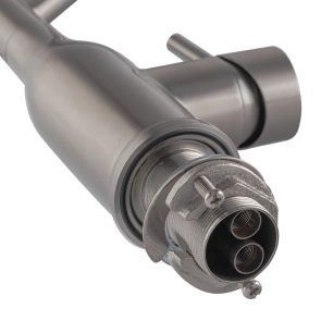 Смеситель Для кухни Koer KI-70026-02 с черным силиконовым изливом (KR5209) №3