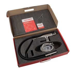Смеситель Для кухни Koer KI-70026-02 с черным силиконовым изливом (KR5209) №2