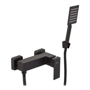 Смеситель для душа Zerix KUB-003 Black из нерж. стали SUS304 (Цв. черный) (ZX4848) №1