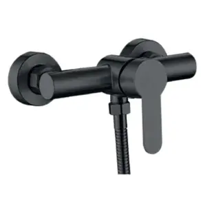 Змішувач для душу Zerix DAX-003 Black з нерж. сталі SUS304 (ZX4813) №1