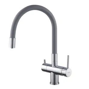 Кухонный смеситель с силик. изливом и вых. для питьевой воды KOER KB-72002-01 (KR3383) №1