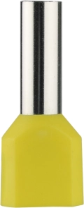 Наконечники трубчасті ТЕ 6.0-14 жовті (100 шт.) №4