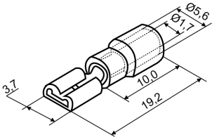 Конектори FDD1,25-187 4,75x0.5/0.8 (100 шт.) №4
