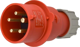 Вилка переносна серії UCombi 5P 32А IP 44
