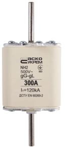 Предохранитель ножевой с плавкой вставкой NH2 300A gG №1