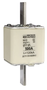 Предохранитель ножевой с плавкой вставкой NH3 500A gG №4