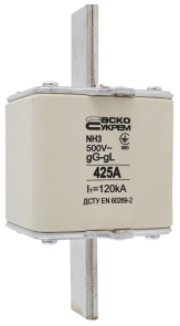 Предохранитель ножевой с плавкой вставкой NH3 425A gG №2