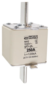 Предохранитель ножевой с плавкой вставкой NH2 250A gG №1