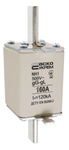 Предохранитель ножевой с плавкой вставкой NH1 160A gG №4