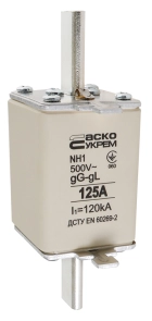 Предохранитель ножевой с плавкой вставкой NH1 125A gG №3