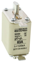 Предохранитель ножевой с плавкой вставкой NH00 63A gG