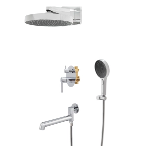 Вбудована душова система Koer KB-66029-01 3 функції, колір хром (KR5483) №3