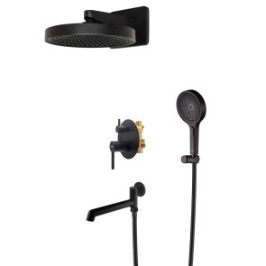Вбудована душова система Koer KB-66029-05 3 функції Колір чорний (KR5492) №3
