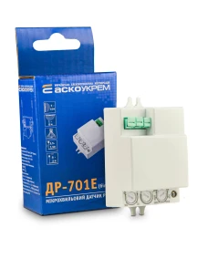 Микроволновый датчик движения ДР-701E белый №6