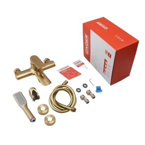 Змішувач для ванни з коротким зливом Koer KB-40028-12 (KR5307) №8