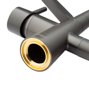 Смеситель Для кухни Mixxus Premium Magnet 021 GRAPHITE REFL.BLACK (MI6975) №7