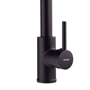 Смеситель Для кухни с изливом пружина Mixxus Premium SPRING 017 BLACK (MI6951) №2