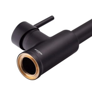 Смеситель Для кухни с изливом пружина Mixxus Premium SPRING 017 BLACK (MI6951) №6