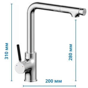 Змішувач для кухНі Mixxus Premium Adam 017 (MI5825) №2