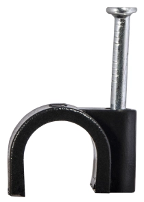 Скоба чорна CHR-9 мм кругла (100 шт.) №1