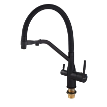 Смеситель Для кухни MixxusPremium Gravity 021 BLACK REFL.BLACK (MI6978)
