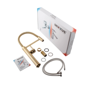 Змішувач для кухНі Mixxus Premium Spark 017 GOLD (MI6972) №2