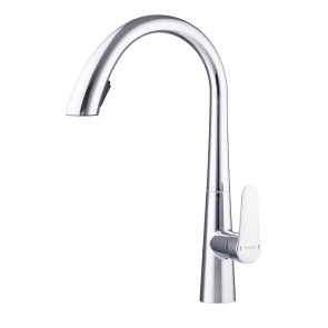 Змішувач для кухНі з висувним виливом Mixxus Premium WARTA 014 (MI6956) №1